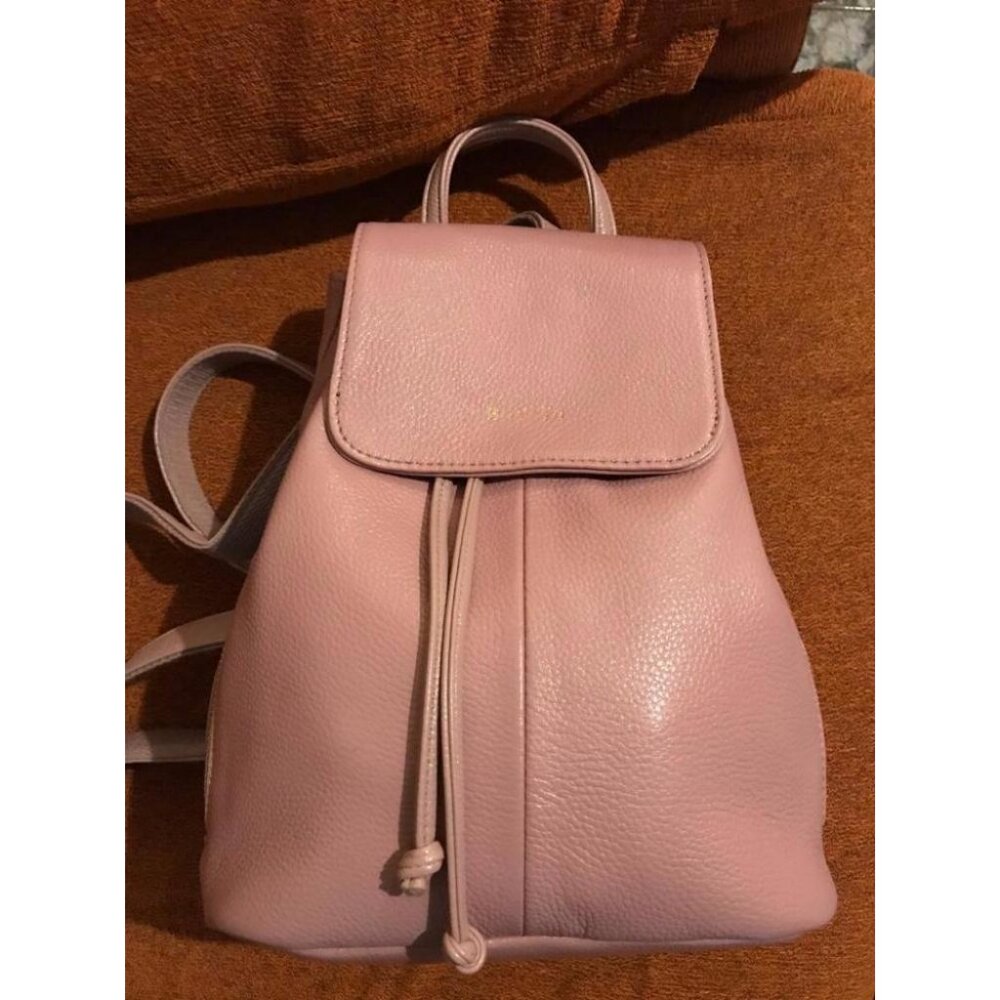 🆕Women Pink Casual Genuine Leather Handbags Backpack‎ Purse Shoulder Bags